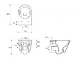 CERSANIT - C204 AQUA 50 MECH QF WHB CITY PRO OVAL DUR SC EO S701-888