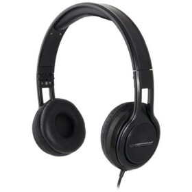 Esperanza EH211K Serenade černá / stereo sluchátka / 3.5 mm jack / ovládání hlasitosti / 1.5 m (EH211K)