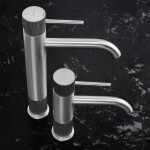 REA - Umyvadlová baterie Lungo Stripe Brush Nickel Low REA-B8052