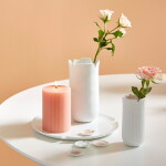 Räder Porcelánová váza Lilly 15,5 cm, bílá barva, porcelán