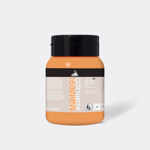 Maimeri Acrilico 500 ml zlatá