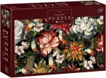 INTERDRUK Puzzle Secret Garden: Ptáci mezi květinami