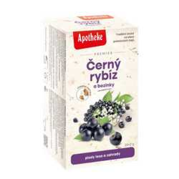 Apotheke Premier Černý rybíz a bezinky 20x2 g