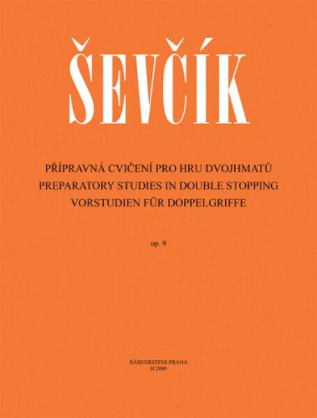 Přípravná cvičení pro hru dvojhmatů op.