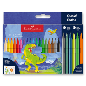 Fixy Faber-Castell Dinosaurus, 24ks
