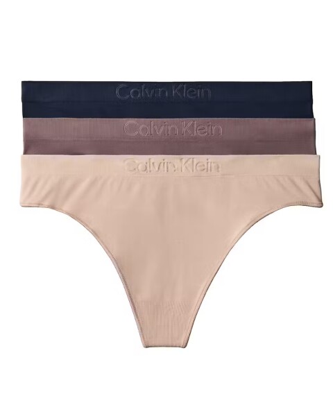 Dámská bezešvá tanga Calvin Klein QD52113