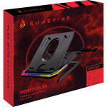 SUREFIRE Portus X1 stojan na notebook s RGB podsvícením