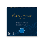 Inkoustové bombičky Waterman krátké modré omyvatelné