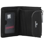 Trendy dámská mini koženková peněženka Coveri Bobbi, černá