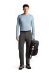 Pánské merino triko s dlouhým rukávem ICEBREAKER Mens 200 MerinoFine Ace LS Crewe, Zinc Blue velikost: L