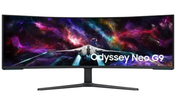 57" Samsung Odyssey Neo G9 černo-bílá / VA / 7680x2160 / 32:9 / 240Hz / 1ms / 420dcm2 / 2500:1 /HDMI + DP / USB HUB (LS57CG952NUXEN)