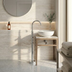 REA - Volně stojící baterie LUNGO Chrome REA-B4306