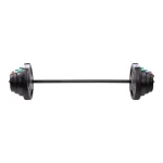 HMS Premium GSP40 Nakládací obouruční činka 42 kg (5907695539752)