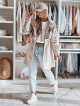 Dámská přechodná bunda parka FERIPARKA béžová FashionStreet TY4874 M