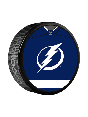 Inglasco / Sherwood Puk Tampa Bay Lightning Jersey Design Souvenir Collector Hockey Puck