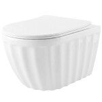REA - WC mísa bez splachovacího okruhu Duo White REA-C3005