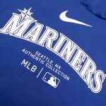 Nike Pánská mikina Seattle Mariners MLB 2024 Authentic Practice Therma Hoodie Velikost: S