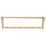Věšák, bambus, přírodní, DR-B004 NAT