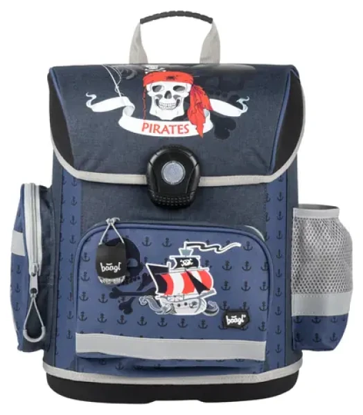 BAAGL Školní aktovka Piráti / 18 l / vhodná pro 1.–2. třídu ZŠ (A-6152)