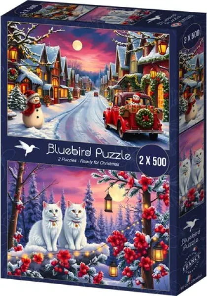 BLUEBIRD Puzzle Připraveni na Vánoce