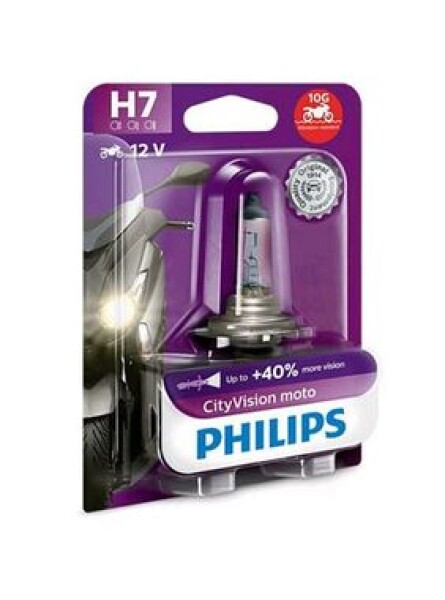 Philips CityVision Moto 12972CTVBW H7 PX26d 12V 55W