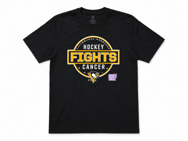 Fanatics Dámské tričko Pittsburgh Penguins NHL Hockey Fights Cancer II. Jakost Velikost: dámské M