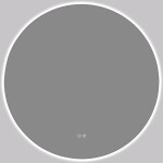 CERANO Koupelnové LED zrcadlo Verido - Ø 90 cm