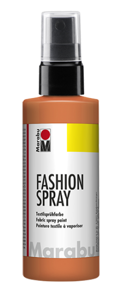 Barva na textil ve spreji Marabu Fashion Spray 100 ml - mandarinková 225