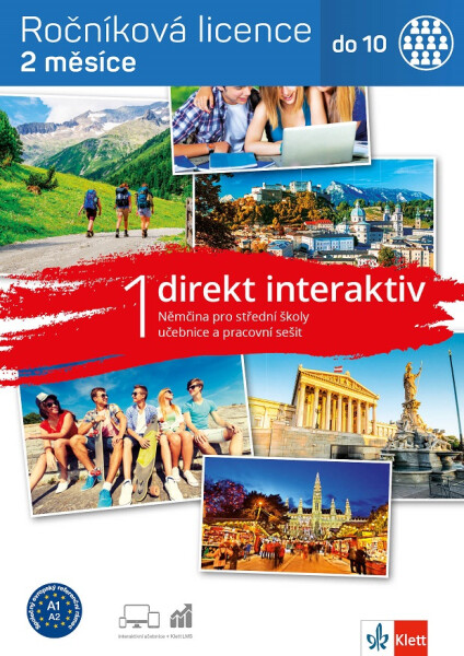 Direkt inter. 1 – digitální licence - učeb. s ps – ročníková &lt;10 žáků (2 měsíce)