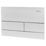 REA/S - Podomítkový WC systém K011A-Q + tlačítka T Brush Steel KPL-E0057