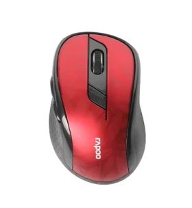 Rapoo M500 Silent Multi-mode červená / bezdrátová optická myš / 1600 DPI / 2.4 Ghz / BT 3.0 a 4.0 / 6 tl. + kolečko (6940056185891)