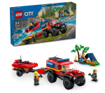 LEGO® City 60412 Hasičský vůz 4x4 záchranný člun