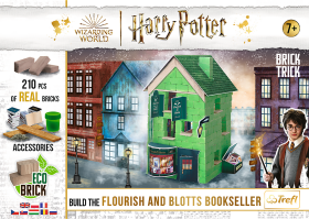 BRICK TRICK Harry Potter: Knihkupectví Krucánky a Kaňoury M 210 dílů - Twistshake