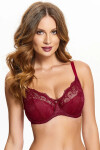 Dámská podprsenka Leila 0091 Bordó - Kostar bordó 60G