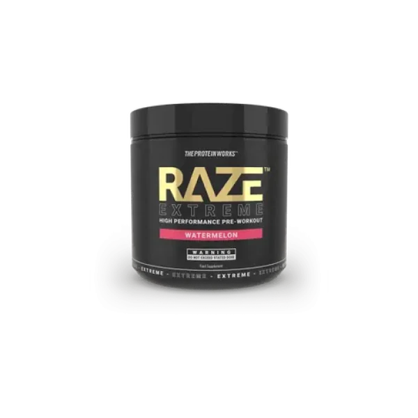 Raze Extreme - The Protein Works (ovocný punč, 360 g) (64555-2-360g-fruitpunch)