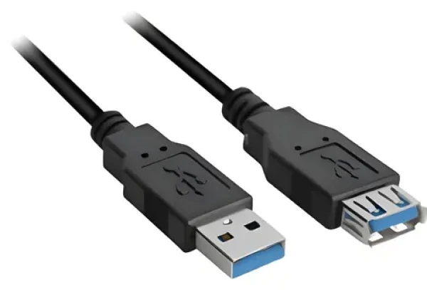 Sharkoon černá / Prodlužovací kabel / USB-A / USB 3.2 Gen 1 / 1 m (4044951015672)