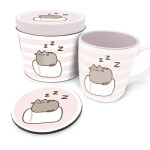 Pusheen: Dárkový set v plechovce (hrnek + podtácek) - EPEE