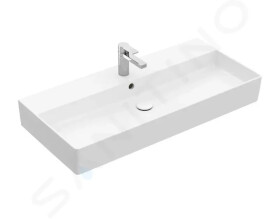 VILLEROY & BOCH - Memento 2.0 Umyvadlo nábytkové 1000x470 mm, s přepadem, otvor pro baterii, CeramicPlus, alpská bílá 4A221GR1