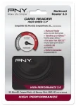 PNY High Performance Reader 3.0 černá / Čtečka paměťových karet / USB 3.2 Gen 1 / 5000 Mbit/s / CF, SD, microSD, MS, xD (FLASHREAD-HIGPER-BX)