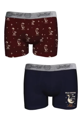 Pánské boxerky John Frank JF2BEF42 2PACK