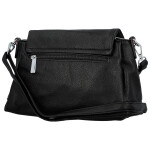 Stylová dámská koženková crossbody kabelka Kornelia, černá