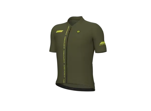 Alé PR-E Follow Me pánský cyklistický dres krátký rukáv Military Green vel.