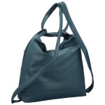 Stylový dámský koženkový kabelko-batoh Korelia, světle modrý