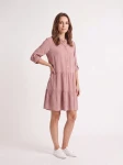 HOSH Dámské košilové šaty Spirit starorůžové Velikost: 3XL