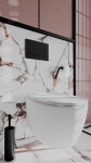 DEANTE - Silia černá - Držák na toaletní papír, nástěnný ADI_N211