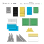 Connetix Connetix PRO Build It 4 Ways - Magnetická Stavebnice vozidla 30 ks