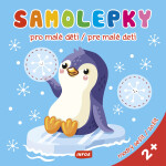 Samolepky pro malé děti / Samolepky pre malé deti - modrý sešit / modrý zošit