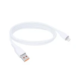 Solight SSC15005-S Kabel Lightning (M) - USB-A (M) 0.5m bílá / silikon (SSC15005-S)