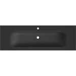MEXEN - Vela umyvadlo zapuštěné do desky 141 x 46,5, černá mat 25231471