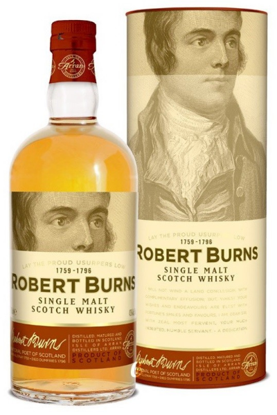 The Arran Malt ROBERT BURNS Single Malt Scotch Whisky 43% 0,7 l (tuba)